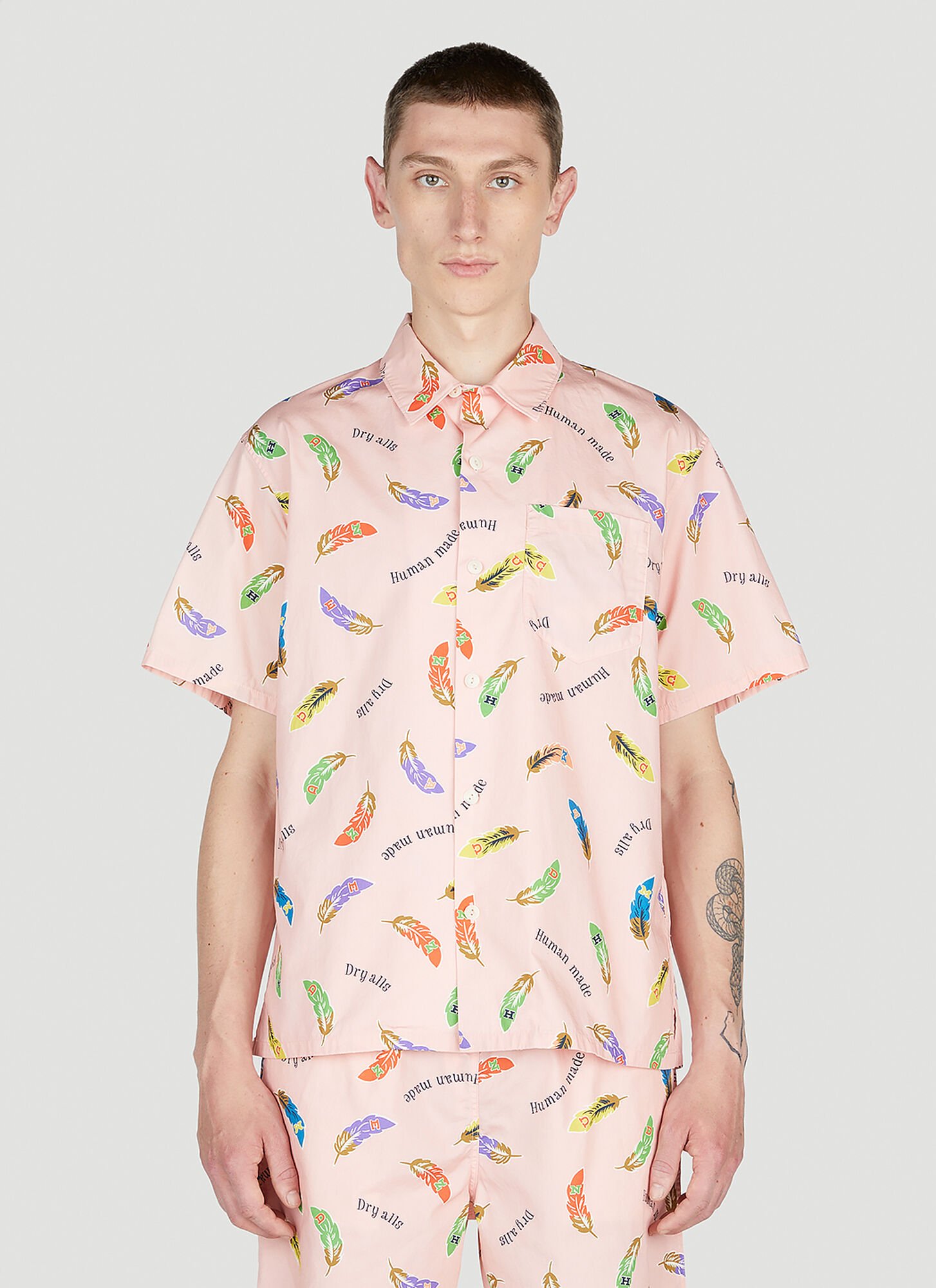 Human Made Feather Shirt In Pink
