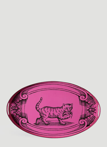 Gucci Oval Cat Tray Pink wps0638359