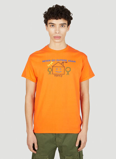 Nancy Never Go Outside Again T-Shirt Orange ncy0151003