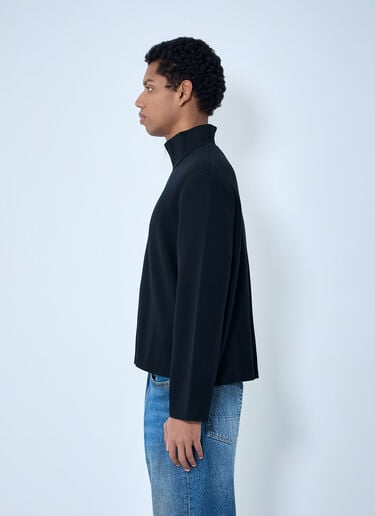Our Legacy High-Neck Zip-Up Jacket Black our0164001