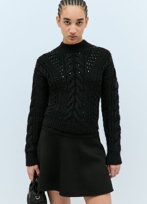Moncler Cable-Knit Sweater Navy mon0158007