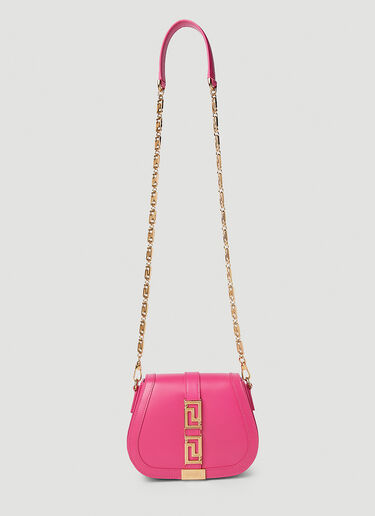 Versace Greca Goddess 小号单肩包 粉色 vrs0251045