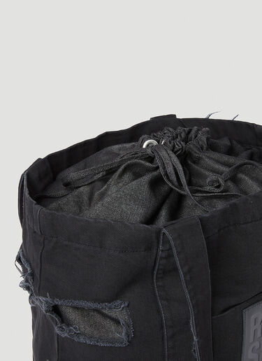 Raf Simons Logo Patch Tote Bag Black raf0151016