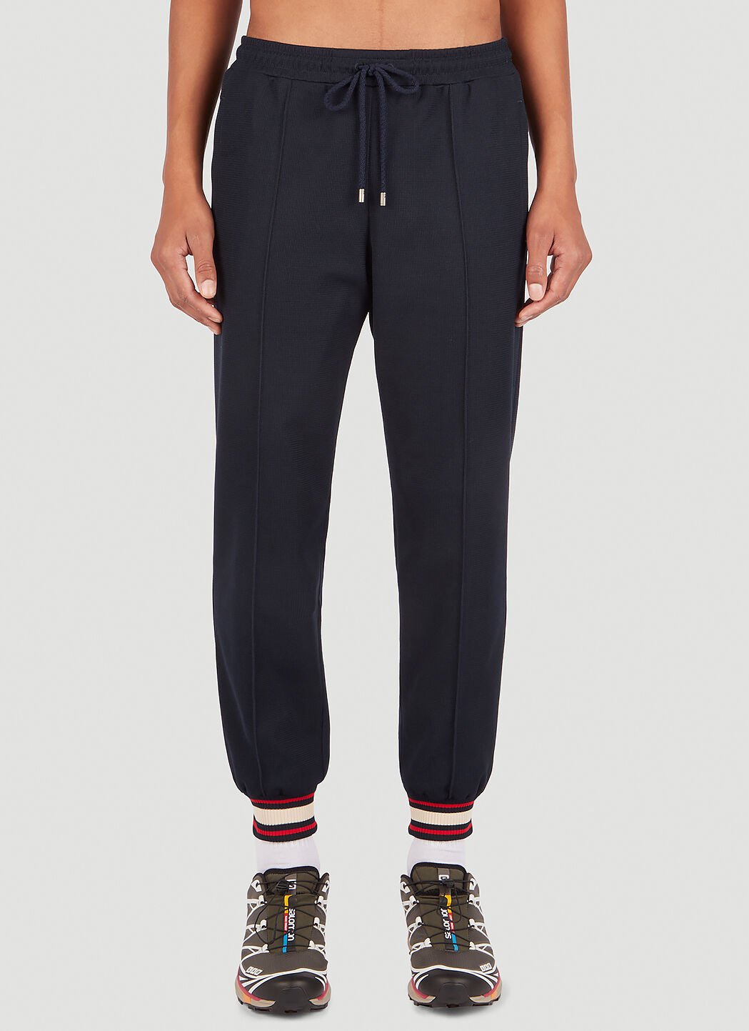 Gucci striped cheap jersey track pants