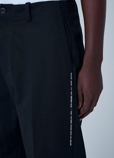 Moncler x FRGMT Hiroshi Fujiwara ロゴプリントパンツ  ブラック mfr0160053