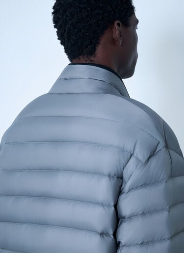 Miu Miu Lightweight Pongé Down Jacket Grey miu0162010