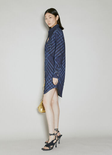 デニムハートシャツワンピース Vivienne Westwood デニムハートシャツワンピース ブルー vvw0253018