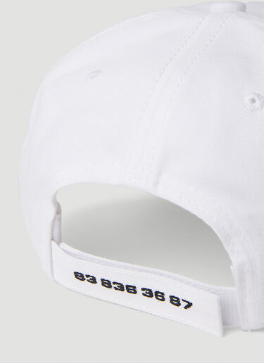 VTMNTS Barcode Baseball Cap White vtm0351012