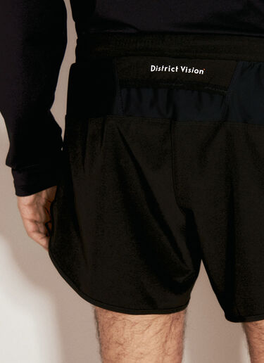 District Vision 5in Track Shorts Black dtv0156002