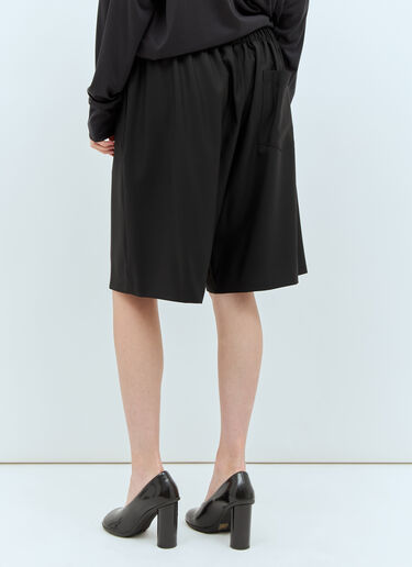 The Row Staton Drawstring Shorts Black row0257001