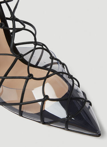 Gianvito Rossi Lace Up High Heels Black gia0250004