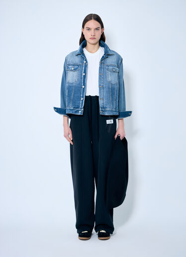 MM6 Maison Margiela Logo Patch Track Pants Black mmm0259010