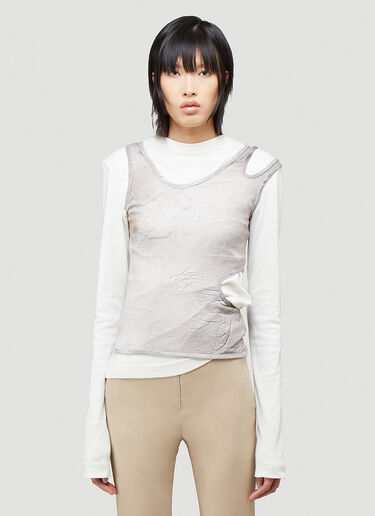 Layered Distressed T-Shirt Mainline:RUS/Fr.CA/DE Layered Distressed T-Shirt White mai0242011