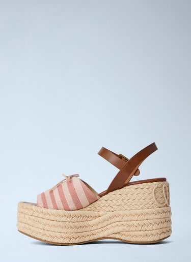 LN-CC® - Chloé: Isla Wedge Espadrilles - Pink Chloé Isla Wedge Espadrilles Pink chl0265044