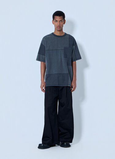 Comme des Garçons Homme Patchwork Cotton T-Shirt Grey cdh0164007