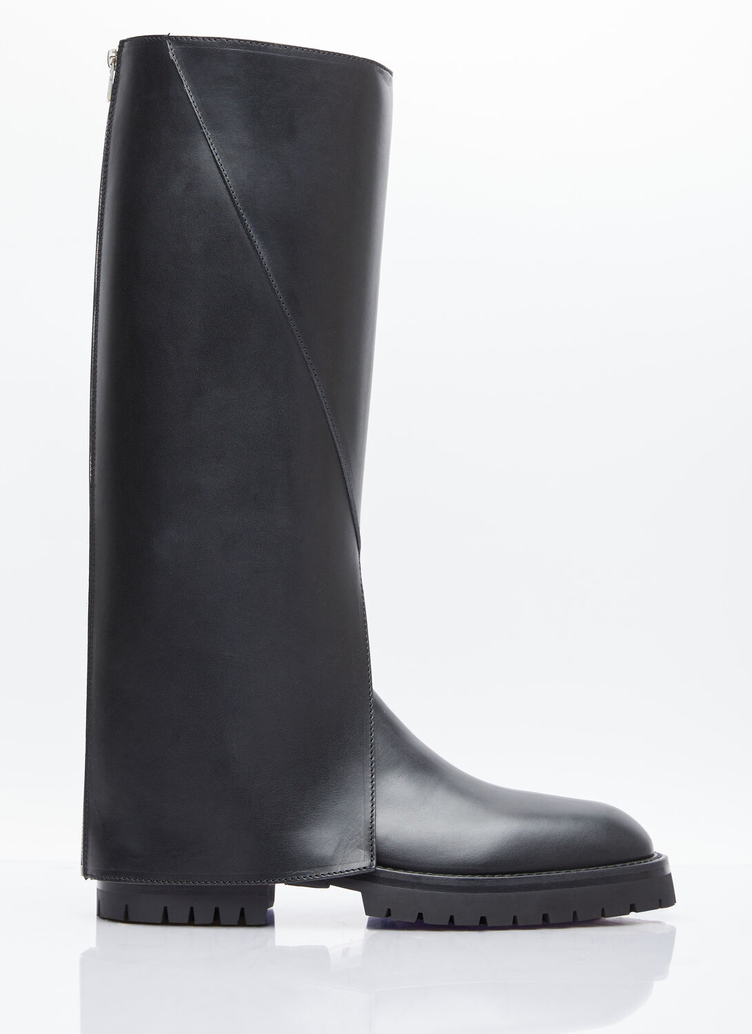 Ann Demeulemeester Jay Leather Boots In Black