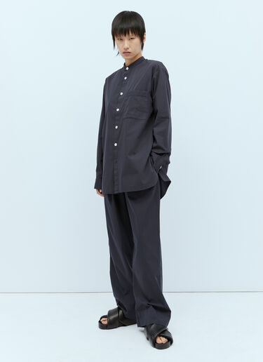 × ビルケンシュトック バンドカラー シャツ Tekla × ビルケンシュトック バンドカラー シャツ グレー tek0355001