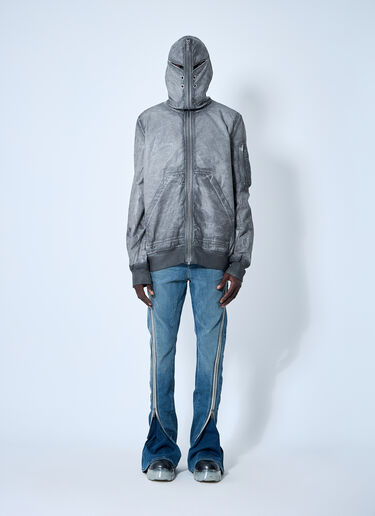 Rick Owens DRKSHDW Gimp Fight Bomber Jacket Grey drk0160001