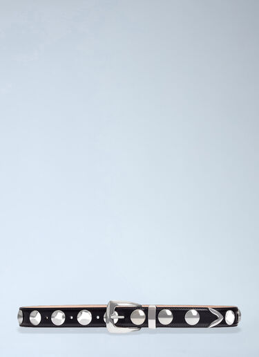 Khaite Benny Studded Belt Black kha0255014
