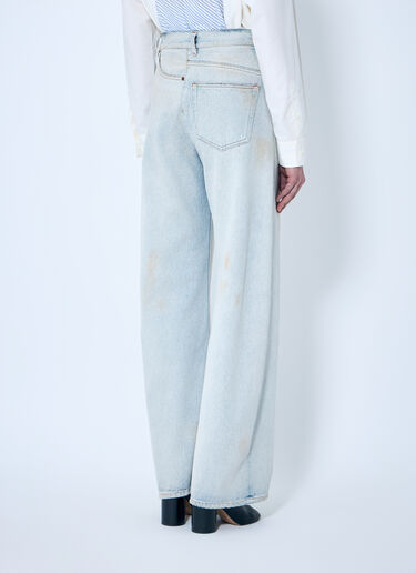MM6 Maison Margiela 백-투-프론트 진 블루 mmm0259011