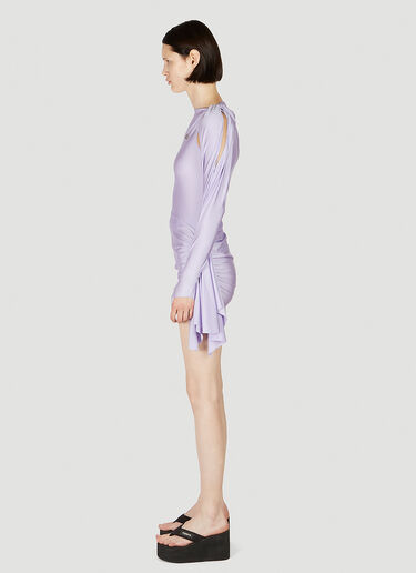 Coperni Draped Dress Lilac cpn0251003