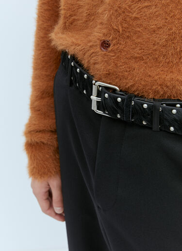 Dries Van Noten Stud Hair Belt Black dvn0154045