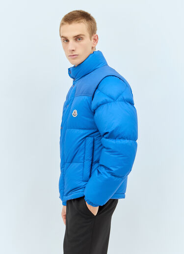 Moncler RE-ICONS 베론 양면 쇼트 다운 재킷 블루 mvs0158003