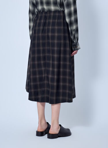 Our Legacy Fan Midi Skirt Brown our0265028