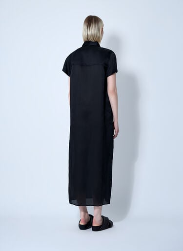 Khaite Effy Midi Dress Black kha0260002