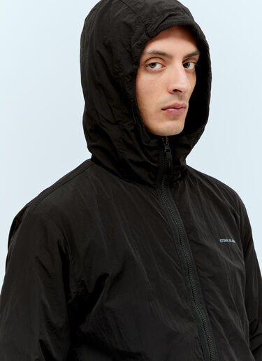 Stone Island Reversible Zip-Up Sweater Black sto0156076