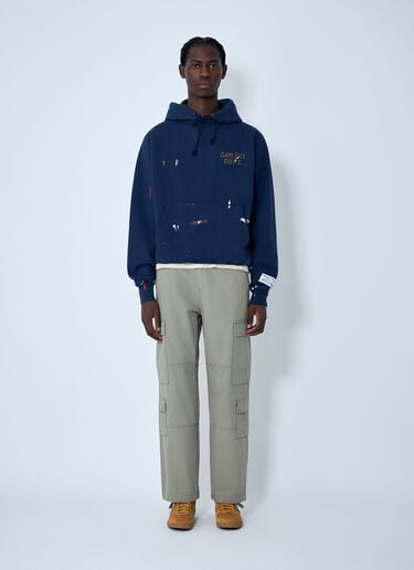 Paint-Splatter Hooded Sweatshirt Gallery Dept. Paint-Splatter Hooded Sweatshirt Navy gdp0162004