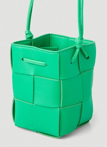 Bottega Veneta Intreccio Bucket 迷你单肩包 绿 bov0248088