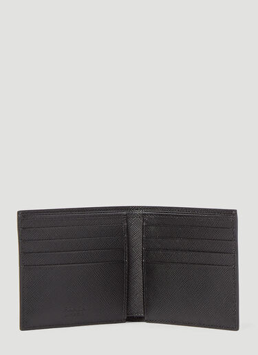 Prada Saffiano Leather Bi-Fold Wallet Black pra0145035