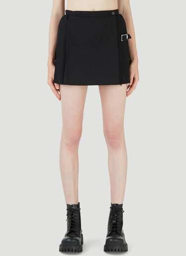 Balenciaga Mini Kilt Skirt Black bal0245124