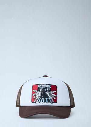 Bott The Hands Mesh-Back Trucker Cap Brown bot0165017