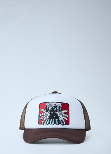 Bott The Hands Mesh-Back Trucker Cap Brown bot0165017