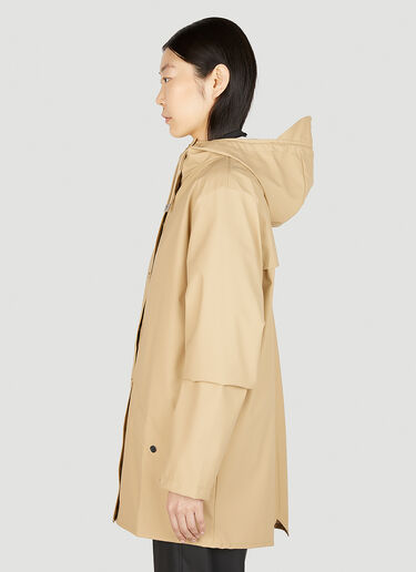 Rains Hooded Rain Jacket Beige rai0352002