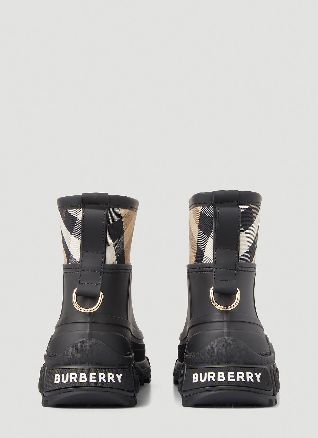 Burberry short store rain boots