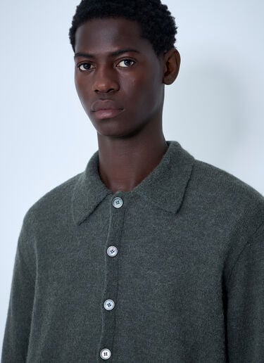 Evening Polo Shirt Our Legacy Evening Polo Shirt Green our0162009