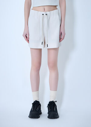Moncler Grenoble Drawstring Shorts White mog0264006