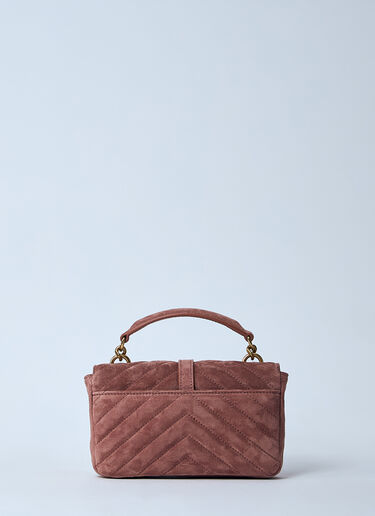 Saint Laurent Mini College Chain Shoulder Bag Brown sla0259087