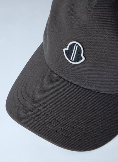 Moncler x Rick Owens Embroidered Logo Baseball Cap Dark Grey mcs0363031