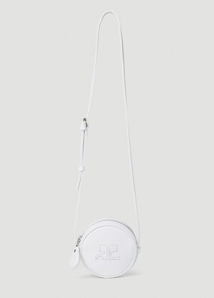 Courrèges サークル ショルダーバッグ ホワイト cou0151008