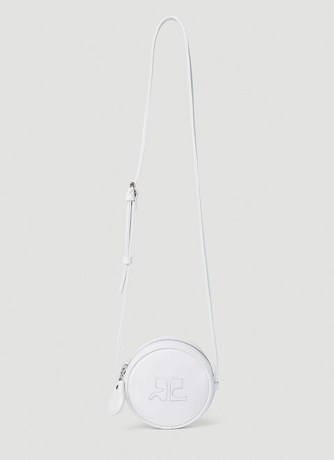 Courrèges サークル ショルダーバッグ ホワイト cou0152010