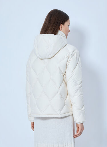 LN-CC® - Moncler: Arvouin Hooded Diamond-Quilted Short Down Jacket - Cream Moncler Arvouin Hooded Diamond-Quilted Short Down Jacket Cream mon0266049