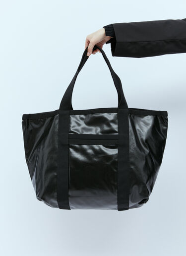 Isabel Marant Darwen High-Shine Tote Bag Black ibm0253046