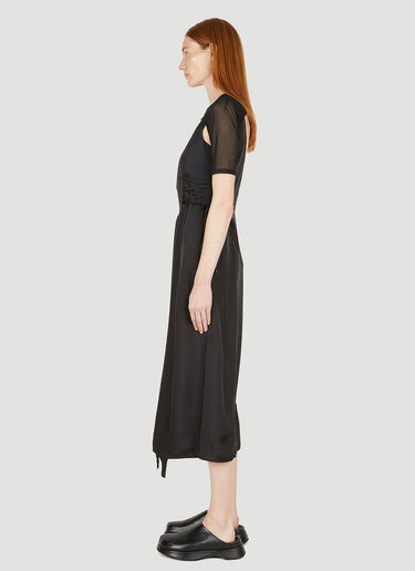 Panelled Midi Dress MCQ Panelled Midi Dress Black mkq0247020