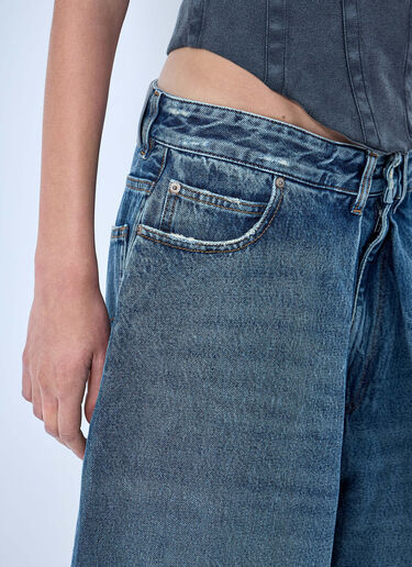 Balenciaga Folded Shorts Blue bal0264009