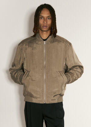 Our Legacy Teddy Bomber Jacket Brown our0157020