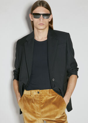 Balenciaga Metal Frame Sunglasses Black bcs0153001